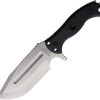 Halfbreed Blades Large Bush Knife Gen 2 Fixed Blade CPM-3V Black