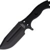Halfbreed Blades Large Bush Knife Gen 2 Fixed Blade K340 Black