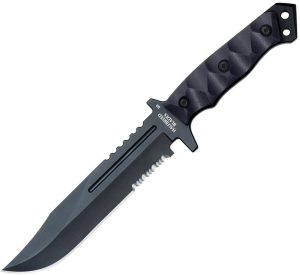 Halfbreed Blades Large Infantry Knife Gen 2 Black Fixed Blade