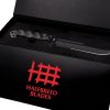 Halfbreed Blades Large Infantry Knife Gen 2 Black Fixed Blade