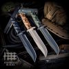 Halfbreed Blades Large Infantry Knife Gen 2 OD Fixed Blade