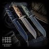 Halfbreed Blades Large Infantry Knife Gen 2 OD Fixed Blade