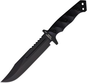 Halfbreed Blades Large Infantry Knife Gen 2 Black K340 Fixed Blade