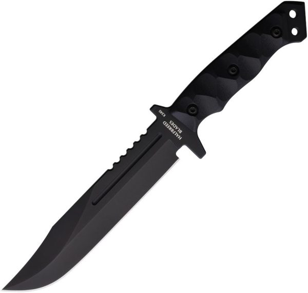 Halfbreed Blades Large Infantry Knife Gen 2 Black K340 Fixed Blade