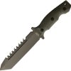 Halfbreed Blades Large Survival Knife OD Green Tanto