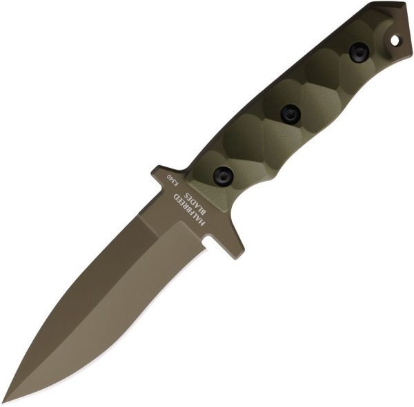 HBBMCK01ODG.jpg Halfbreed Blades Medium Clearance Fixed Blade K340 OD Green