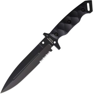 Halfbreed Blades Medium Infantry Fixed Blade D2 Black Kydex