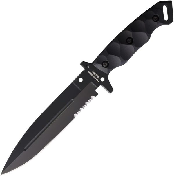 Halfbreed Blades Medium Infantry Fixed Blade D2 Black Kydex