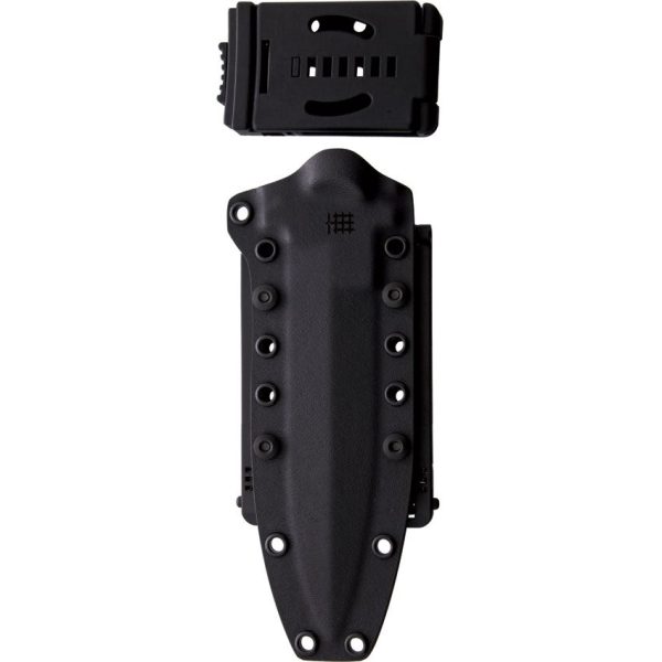 Halfbreed Blades Medium Infantry Fixed Blade Knife Black 6.5"