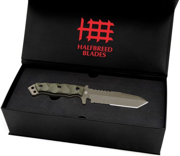 Halfbreed Blades Medium Infantry Knife Gen 2 OD