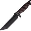 Halfbreed Blades Medium Infantry Knife - Black Tanto Dark Earth