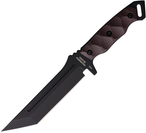 Halfbreed Blades Medium Infantry Knife - Black Tanto Dark Earth
