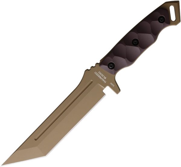 Halfbreed Blades Medium Infantry Knife Dark Earth Fixed Blade