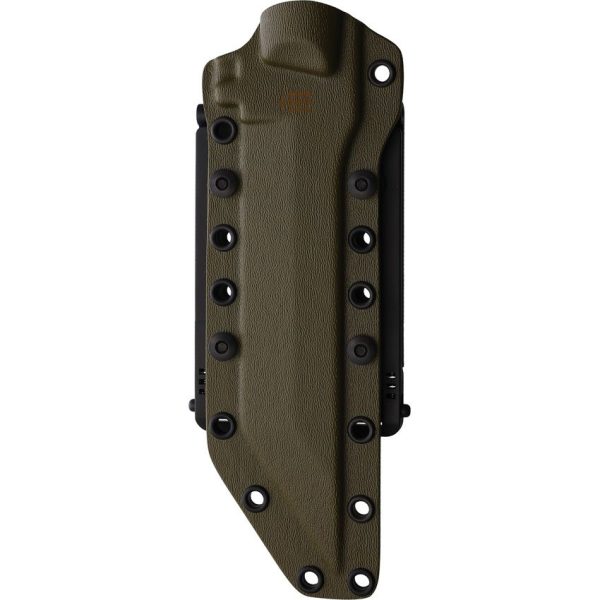 Halfbreed Blades Medium Infantry Knife - OD Green Tanto Black Handle