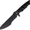 Halfbreed Blades Medium Infantry Fixed Blade Knife Black G10