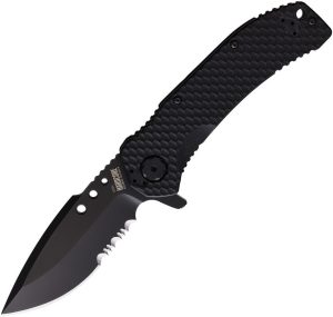 HBBMILF02PS.jpg Hardcore Hardware Australia MILSPEC Framelock DP Serrated CPM S30V