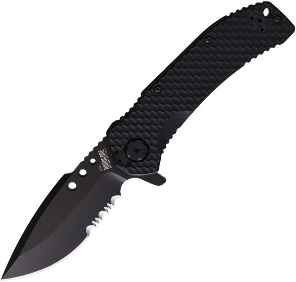 HBBMILF02PS.jpg Hardcore Hardware Australia MILSPEC Framelock DP Serrated CPM S30V