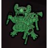 Halfbreed Blades GITD Drop Bear Morale Patch - Glow-in-Dark