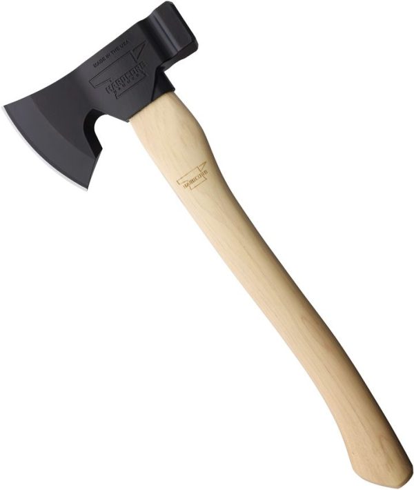 Hardcore Hammers Camp Companion Axe Black Fixed Blade 4140 Steel