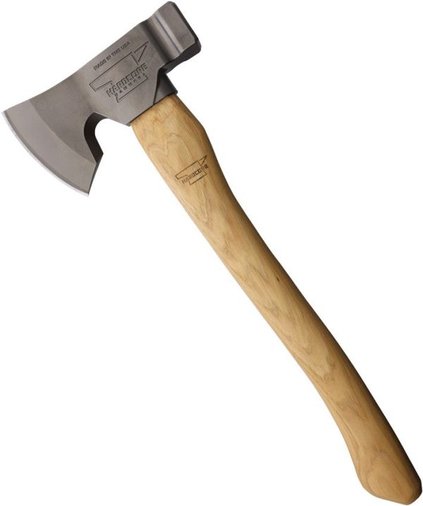 Hardcore Hammers Camp Companion Axe 4140 Steel Hickory Handle