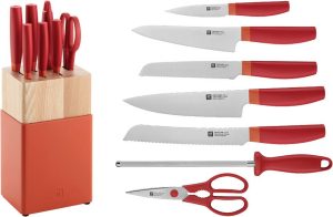 Henckels Zwilling Now S 8-Piece Knife Block Set - Orange