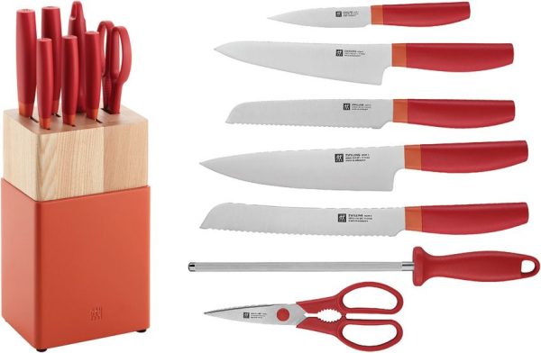 Henckels Zwilling Now S 8-Piece Knife Block Set - Orange
