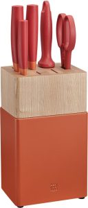 Henckels Zwilling Now S 6pc Block Set Orange