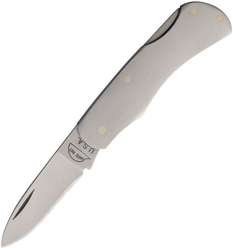 Hard Hat Caddy Lockback Folding Knife 1.25" Stainless