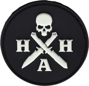 Hardcore Hardware Australia GITD Patch - Glow PVC
