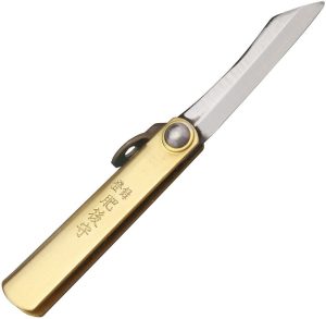 Higonokami SK Folder Brass Extended Tang Slip Joint
