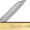 Higonokami Tateori Style Folder SK5 Brass