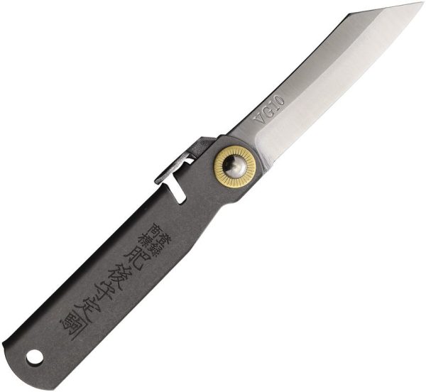 Higonokami Raccoon Folder LE - VG-10 Stonewash Titanium