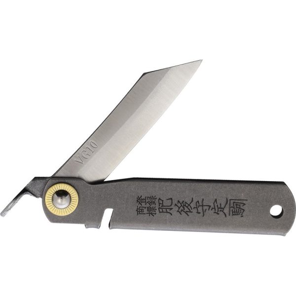 Higonokami Raccoon Folder LE - VG-10 Stonewash Titanium