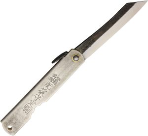 Higonokami Koriwa Silver - Blue Paper Steel 2.88 inch