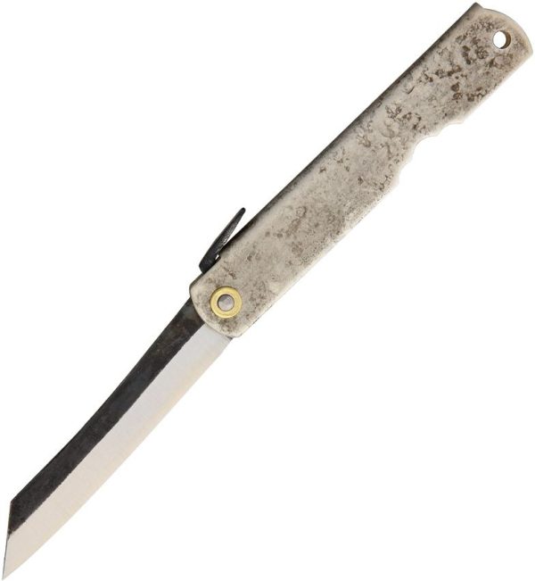 Higonokami Koriwa Silver - Blue Paper Steel 2.88 inch
