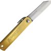 Higonokami Folder Brass Folding Knife 2" Blue Paper Steel Japan