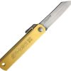 Higonokami Folder Brass Blue Paper Steel 75mm Folding Knife