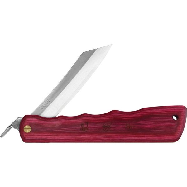 Higonokami Woody VG10 Folder Red - 3 inch Blade