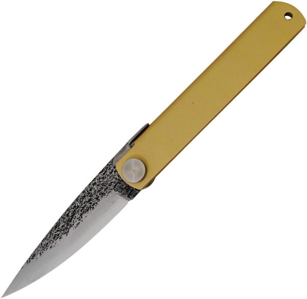 Higonokami VG10 Outdoor Folding Knife - Brass Handle