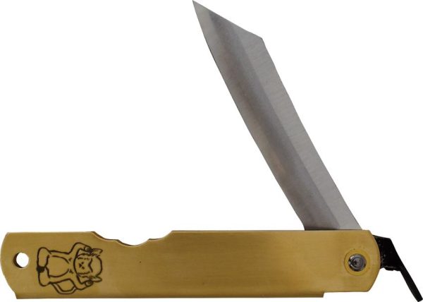 Higonokami Warikomi Folder Monkey Blue Steel Folding Knife Japan