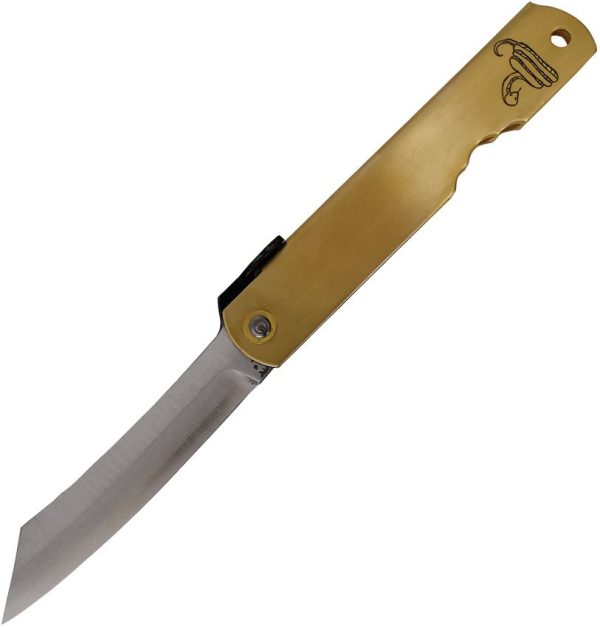Higonokami Warikomi Snake Folding Knife 3.25" Blue Paper Steel