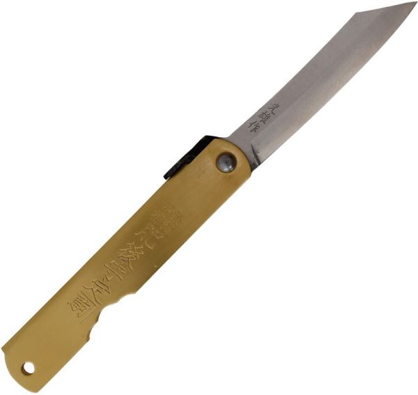 Higonokami Warikomi Snake Folding Knife 3.25" Blue Paper Steel