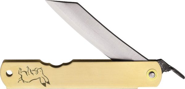 Higonokami Warikomi Folder Rabbit 3.25" Blue Paper Steel Folding Knife