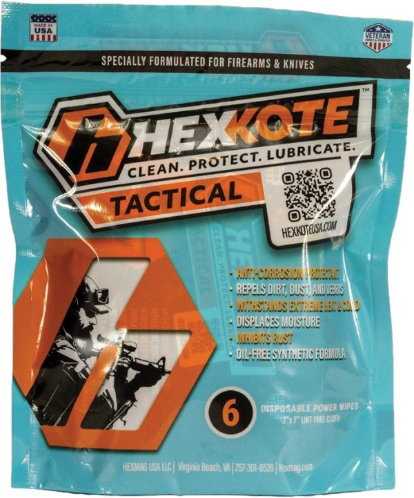 Hexkote Tactical Series Wipes 7x7 - Individual Packets