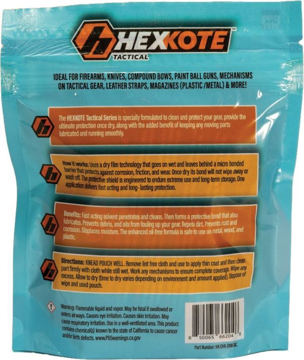Hexkote Tactical Series Wipes 7x7 - Individual Packets