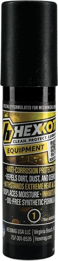 Hexkote Equipment Series Aerosol Can - Compact Size