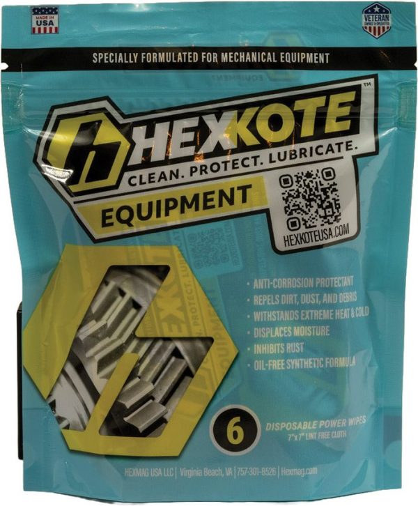 Hexkote Equipment Series Disposable Wipe Pack