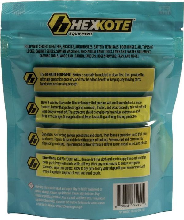 Hexkote Equipment Series Disposable Wipe Pack