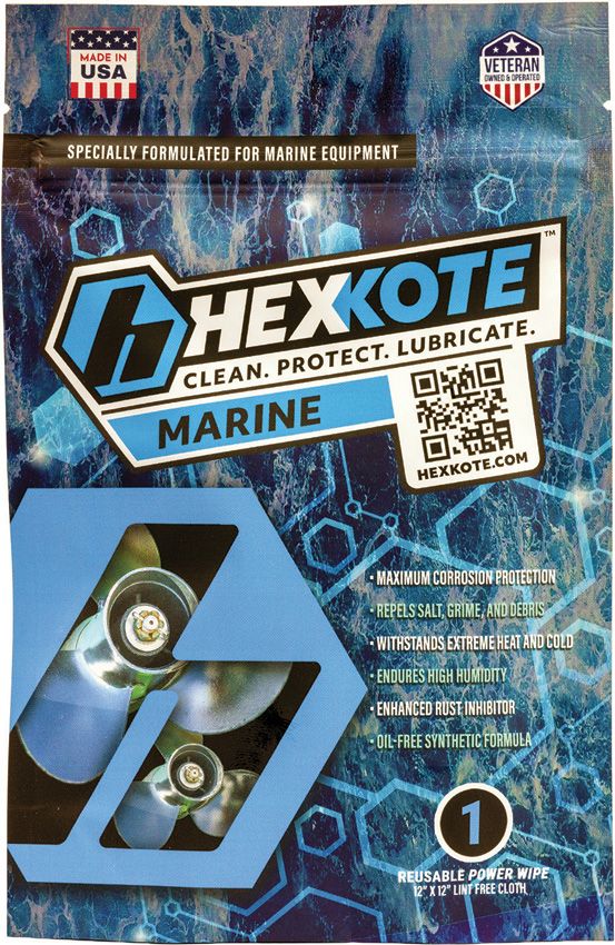 Hexkote Marine Series Reusable Wipe - Eco Cleaning