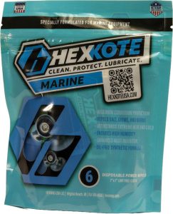 Hexkote Marine Series Disposable Wipes - 50 Count